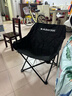 black dog黑狗户外折叠椅月亮椅露营便携靠背钓鱼椅承重240斤 实拍图