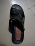 回力休闲凉鞋男款居家拖鞋户外两穿沙滩舒适透气简约HL3338黑45码 实拍图