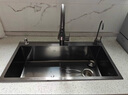 JMOOWO洗菜盆水槽大单槽不锈钢加厚水槽家用防刮厨房洗碗槽洗菜池 65*45【加厚不锈钢】【基础套餐无龙头】 实拍图