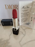 迪奥DIOR【邓为推荐】烈艳蓝金口红丝绒999哑光唇膏生日礼物新年礼物 实拍图