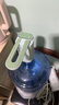 双枪抽水器桶装水办公家用饮水机电动抽水泵压水器定量可折叠浅绿色 实拍图