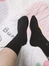 皮尔卡丹袜子男士秋冬季100%纯棉抗菌防臭厚款休闲运动耐磨全棉商务中筒袜 实拍图