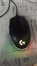 罗技（G）G102第二代游戏鼠标 RGB流光灯效鼠标 轻量化  游戏级8000DPI传感器 黑色 200-8000DPI 实拍图