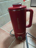 摩飞电器（Morphyrichards） 破壁机家用豆浆机分体式免洗降噪多功能养生壶一机两用MR8200 英伦红-破壁机 实拍图
