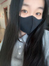佳睦保暖口罩防风防寒女高颜值秋冬骑行滑雪3d立体透气不起雾可水洗黑 实拍图