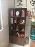 恩筱实木酒柜客厅靠墙柜子储物柜2025新款展示柜家用酒架置物架收纳柜 胡桃色120*30*180【送货上门】 实拍图