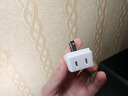 【工厂直发】迷你一转三插座 扩展插座插座转换器无线插头排插插排 新国标家用宿舍办公靠墙 高级白一个简装(活动专享) 实拍图