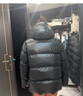 高梵黑金鹅绒服先锋4.0五格男女同款短款冬季时尚羽绒服外套 黑色 XL 实拍图