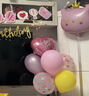多美忆生日场景布置女孩生日气球儿童道具氛围装饰快乐桌飘装扮粉色套餐 实拍图