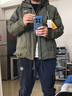 JEEP吉普夹克男秋冬季冲锋外套男士休闲宽松工装衣服男装 军绿 2XL 实拍图