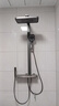 安华卫浴淋浴花洒全套黄铜水路方管钢琴键增压枪灰色套装N4G9040GGW 实拍图