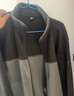 京东京造夹克外套男冲锋摇粒绒衣服冬季加厚抓绒衣冲锋衣内胆 深灰+浅灰XL 实拍图
