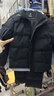 安踏（ANTA）面包羽绒服丨四防短款羽绒服男冬季立领夹克外套男士加厚保暖棉服 四防科技-基础黑7916-1 S 实拍图