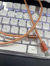 毕亚兹PD60W双头type-c数据线ctoc快充线适用苹果17/16/15车载充电线iPhone17Air/16/15ProMax平板星宇橙 实拍图