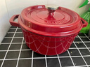 苏泊尔SUPOR 珐琅锅汤锅22cm铸铁锅炖锅酒红ET22MF01-R  实拍图