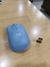 罗技（Logitech）M221 轻音鼠标 无线鼠标 办公鼠标 对称鼠标 带无线微型接收器 雾霭蓝 实拍图
