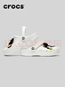 卡骆驰（CROCS）洞洞鞋贝雅男鞋女鞋轻便耐磨一脚蹬拖鞋休闲鞋|10126 白-100 37 /38(230mm) 实拍图