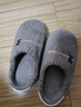 【福利价】小熊小兔棉拖秋冬季情侣保暖学生男拖鞋女居家棉拖鞋 小熊小兔棉拖-灰色 42-43 适合41-42 实拍图