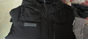 雪中飞秋冬东方简奢风时尚休闲舒适廓形男士“H”版型印花立领连帽羽绒 黑色|8056 【品质高充绒】 XL 180/100A 实拍图