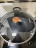 炊大皇铁锅家用无涂层不锈炒锅燃气灶专用炒锅炒菜锅平底锅极铁锅34cm 实拍图