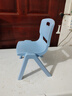 加厚儿童餐椅防滑小椅子家用宝宝婴儿桌椅凳子幼儿园儿童靠背椅子 8753蓝色小号 实拍图