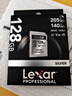 雷克沙（Lexar）128GB SD存储卡 U3 V30 佳能索尼富士尼康相机高速SD卡 读205MB/s 写140MB/s 4K超清录制 SD银卡 实拍图
