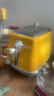 德龙（Delonghi）面包机 家用吐司机 复古小型三明治快速复烤面包片多档加热早餐多士炉 CTOC2003.Y 波西塔诺黄礼物 实拍图