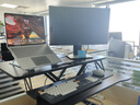 全品屋升降电脑桌升降工作台电脑升降支架台站立式升降办公书桌 气动无级升降-黑桌双层80cm 【宽敞品质桌面】 实拍图
