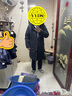 雪中飞秋冬新款时尚休闲舒适廓形男士“H”版型纯色立领连帽羽绒服男 黑黛青|5177 【品质高充绒】 M 170/92A 实拍图