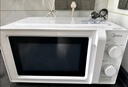 美的（Midea）家用小型快捷微波炉 双旋钮操控 一级能效五档火力 智能解冻360°旋转加热   M13J 乳白色 M13J 实拍图