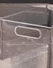 【高透亚克力】桌面PET收纳盒储物盒收纳箱长方形整理篮收纳筐 【三个装】超大号 透明 32*26*12.6cm 实拍图