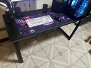 甄严选电脑桌台式家用电竞游戏桌双人办公台书桌简约书房学习桌写字桌子 加厚碳纤纹理-140CM【大单人桌】 实拍图