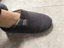 回力纯色全包棉鞋情侣室内外防滑保暖棉拖鞋HLX0233灰色40-41码 实拍图
