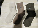猫人3双装35%羊毛袜子男士袜子男冬季加厚保暖袜男毛圈袜睡眠袜男 实拍图