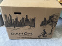 大行（DAHON）K3plus折叠自行车超轻铝合金16英寸9速城市碟刹通勤车KAA693 黑白【内折版】 实拍图
