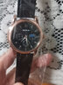 【网红爆款】商务腕表石英运动表休闲皮带男女手表 黑色 实拍图