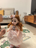 雅斯妮娃娃玩具女孩早教智能换装公主洋娃娃儿童圣诞节玩具生日礼物 粉 实拍图