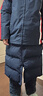 卡尔美（KELME）运动棉服男冬季长款大衣加厚连帽保暖棉衣冬训外套 深蓝/白 XL 实拍图