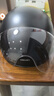 得力电动车头盔 骑行头盔自行车头盔山地公路车男女通用安全帽  新国标3C认证 夏季盔黑色 实拍图