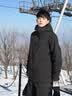 GOLOVEJOY高乐捷单板滑雪手套新雪丽棉内置护腕闷子防水保暖登山防丢绳 黑L 实拍图