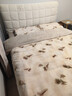 皇朝家私仿生羊绒四件套 A类高克重牛奶绒套件 冬季加厚床上床单被套200*230cm 春屿米 实拍图