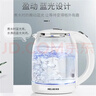 美菱（MeiLing）电水壶1.7L高硼硅玻璃烧水壶热水壶家用电热水壶MH-WB02 实拍图