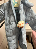巴拉巴拉童装婴儿连体衣轻薄羽绒服宝宝衣服2025冬装抱衣爬服男童女童萌趣 蓝色小熊-白鸭绒 80 cm-充绒量41g 实拍图