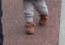 巴拉巴拉童鞋男童雪地靴加绒棉靴冬季短靴潮流靴子软立体动物鞋子 咖色调00455 22 (脚长13.3-13.7/内长14.7) 实拍图
