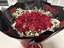 幽客玉品鲜花速递红玫瑰花束表白送女友老婆生日礼物全国同城配送 33朵红玫瑰花束—女王款 实拍图