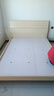 全友家居 双人床家用高脚床板式床现代简约原木风卧室1.5x2米政府补贴 实拍图