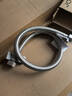 九牧（JOMOO）不锈钢金属冷热进水马桶热水器软管60cm H5688-060101C-1 实拍图