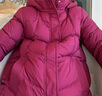 坦博尔羽绒服女中长款带帽宽松舒适保暖妈妈款外套510560D 蝶羽红 165  实拍图