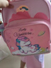 艾欣儿 幼儿园书包女小班中大班时尚卡通动漫三3-6岁儿童小学生男女孩超轻减负护脊小背包 粉色小马图案 实拍图
