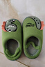 猪爸爸宝宝棉拖鞋家居室内保暖防滑婴幼儿秋男童女宝秋冬季棉拖绿色150 实拍图